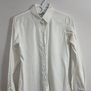 Lady Hathaway Classic White Blouse, M